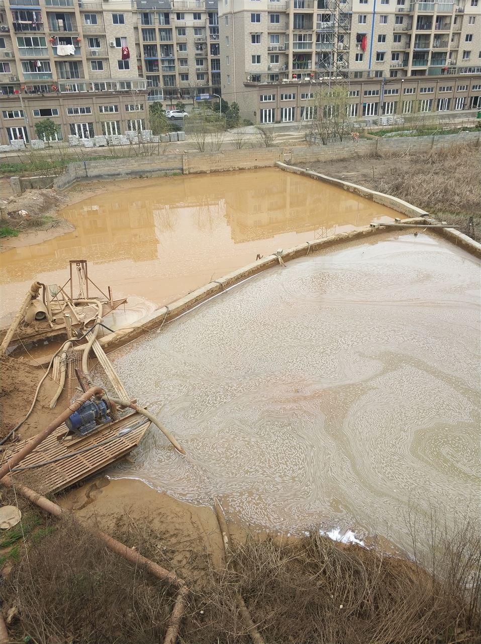 榆中沉淀池淤泥清理-厂区废水池淤泥清淤