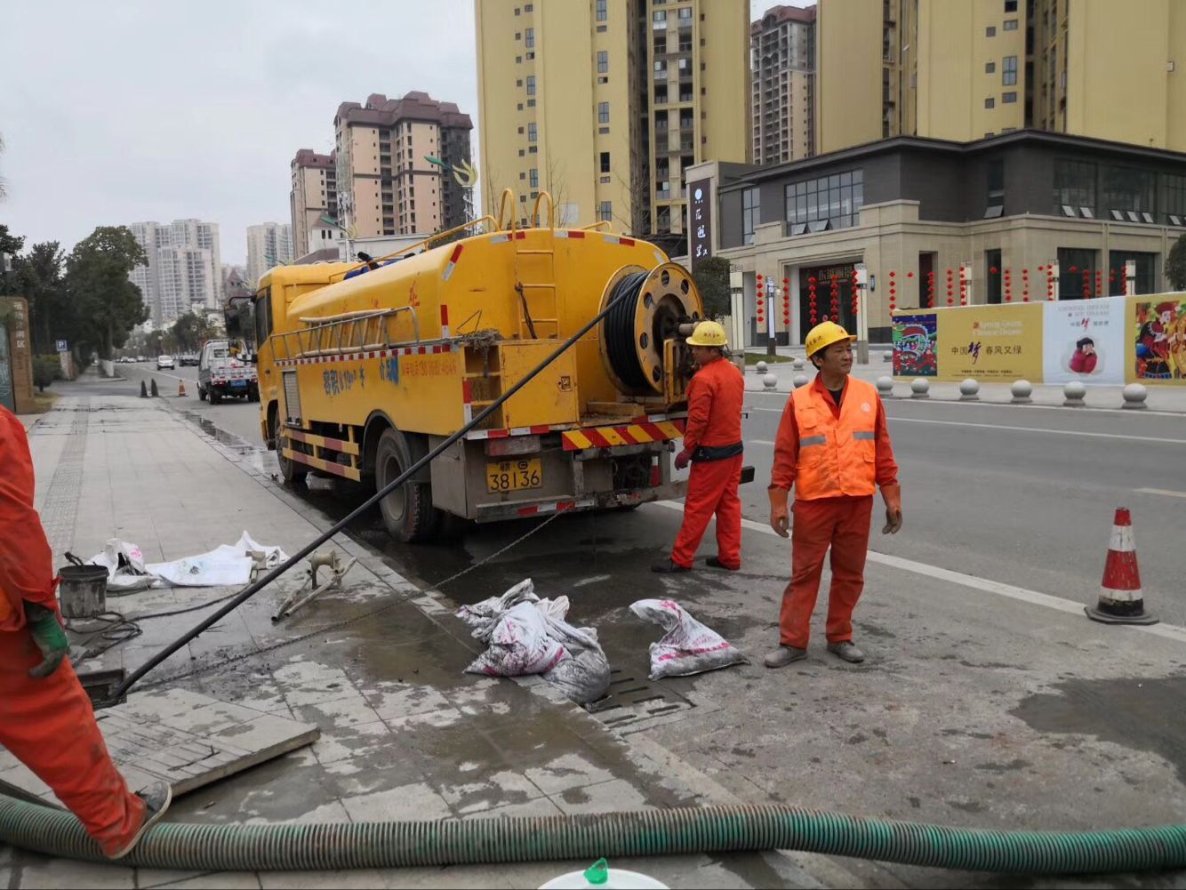 榆中排污管道清淤-管道清洗